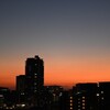 20221215 ベランダからの夕焼け