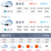 連休の天気が微妙すぎな件