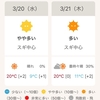 花粉症に勝利しました！