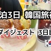 【2泊3日韓国旅行】ダイジェスト～3日目～