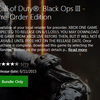 海外でXboxOne版Call of Duty : Black Ops III - Pre-Order Editionのネット販売が終了？小売店でしか買えない模様