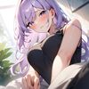 light purple hair (淡紫色の髪) by Animagine XL V3.1