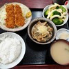 西川口の「あおき食堂」でサバみそとイカフライ定食を食べました🐟