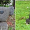 公園で見かけた石像―愛、孤独