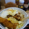 ２個たま「ハムエッグかつ丼」