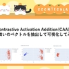 Contrastive Activation Addition(CAA)の振る舞いのベクトルを抽出して可視化してみる。