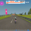 本日のアクティヴィティ zwift Ven-Top41.5km/+1,540m