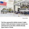 NASA Showcases Orion Spacecraft Trio for Future Crewed Artemis Moon Missions