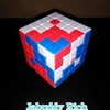 ルービックキューブで模様を作りました！　Rubik's Cube art design