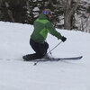 アルペンでもない、テレマークでもない．滑っているのはスキー!!