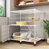 狭いお部屋でも諦めない！VARMHUS 猫ゲージ 2段 キャットケージで叶える「猫ファースト」な快適空間