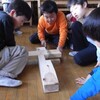 佐渡　小学校の校舎に木の香り