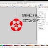 Inkscapeでパスエフェクトの回転コピーで梅の模様を作る方法