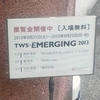 TWS-Emerging＠トーキョーワンダーサイト本郷　2013年9月7日（土）