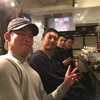 みんなでビール。