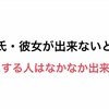 彼氏、彼女が出来ない！と口にする人はずっとフリーのまま