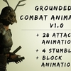 「Kenshi」MOD: グラウンディド ２：戦闘アニメーション
