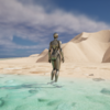 【Unreal Engine 5.0.3】Unreal Engineで大地の色（マテリアル）をつけてみたよぉ