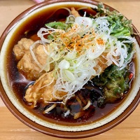 六文そば（中延）とり天そば＋春菊天