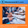 Explore the Financial Management Homework Help with Us