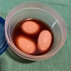 私は煮卵を冷蔵庫に常備することにしたsoy sauce pickled boiled egg