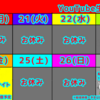 9月第4週YouTube生配信予定・ツイキャス配信予定!!【生配信】