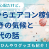 電気代が心配だけど、5月からエアコン稼働。今どきの気候と電気代の話