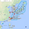 日本、中国、韓国、台湾の防空識別圏マップ