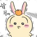 頭の上にミカンをのせる