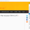 bWAPPでA7-Remote&Local File Inclusion(RFI/LFI)①