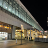 夜の富山駅。