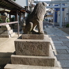 八幡神社狛犬と神社縁起