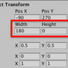 【Unity2017.1】RectTransformコンポーネントの Width や Height の値をスクリプトから変更する