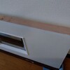 親子ドアの補修　パテと塗装とシートで