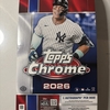 2026 Topps Chrome Baseball Hobby Box 開封。