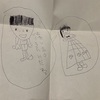 幼児期の絵「あたしあのひときらいだわ。」A picture of mine in infancy "I hate that person."