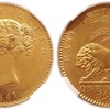 ブリティッシュ インディア 1841年モハー金貨MS63