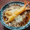 天ぷらそば（茂野製麺『味川柳 贅沢ざるそば』）