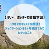 【ハリーポッターで英語学習】ハリポタのキャストが朗読！ディクテーションを1ヵ月続けてみてわかった事