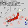 気象庁は異常天候早期警戒情報を発表！沖縄･奄美・九州南部･北海道地方を除く全ての地域で7/17頃から1週間は気温がかなり高く！7/17～26日頃にかけて東日本と西日本では猛暑日が連発も！！