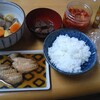 筍の煮物 赤魚の煮物 マグロの血合の角煮(残り物)