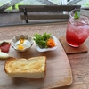 梨農園の提供するモーニングを食べに行った