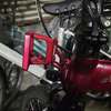 【ミニベロ＆e-bike】フロントキャリア延長アダプターをe-bike dahon unioに搭載。鍵ABUS5805C、750mlナルゲンボトル、100mlチタンカップ、ハンドルエンドミラー、サイクルジャージ