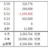 FX収支報告（5月 第4週）痛恨をくらってからのベホイミ