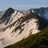 ヌカビラ岳～北戸蔦別岳～1967峰～ピパイロ岳と幌尻岳の展望