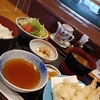 ランチ・・・天ぷら定食で　お気に入り「傳七寿司」で　😆🍀