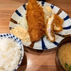 とんかつ小田保 場内店@市場前（アジ・ハモフライ定食）