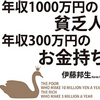 【経済的自由への道おすすめ書籍②】年収１０００万円の貧乏人、年収３００万円のお金持ち