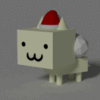 🎄🎅 動く！ 箱サンタビネコアニメーションを作った #b3d