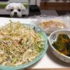 かぼちゃの煮物と春雨サラダ